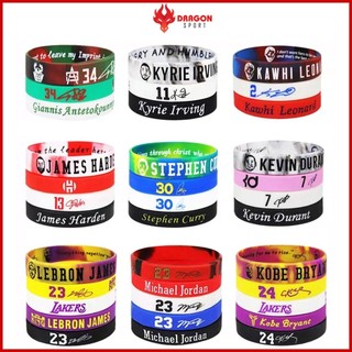 Vòng Tay Thể Thao Cao Su Phong Cách Bóng Rổ Vòng Đeo Tay Silicon Nam Nữ Phản Quang Phát Sáng