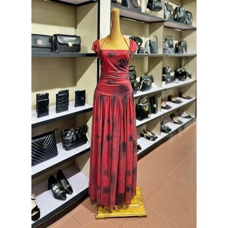Đầm maxi thun lưới cánh tiên V585