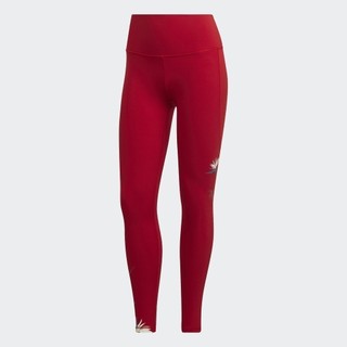 Adidas tập luyện quần legging 7/8 studio thebe magugu nữ đỏ hm9259
