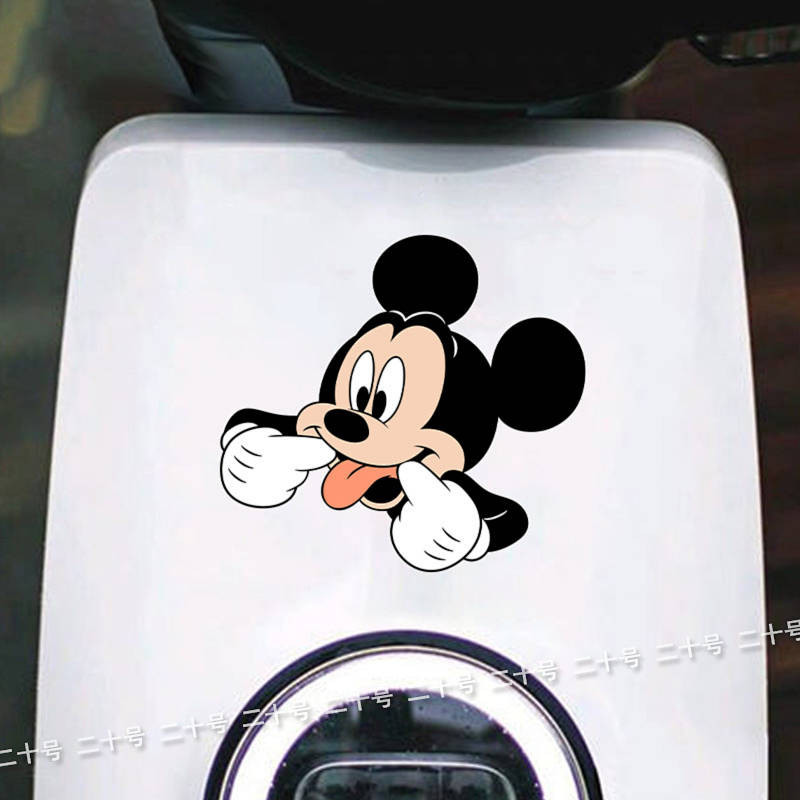 Hoạt Hình Dễ Thương Mickey Mickey Chuột Mickey Khối Trầy Xước Cửa Xe Điện Ốp Lưng Chống Thấm Nước Kh