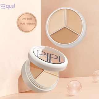 Bảng Kem Che Khuyết Điểm Ba Màu Pipl Che Khuyết Điểm Trên Mặt, Vết Mụn, Da Mụn, Da Khô, Kem Che Khuyết Điểm Khổng Lồ Qusl