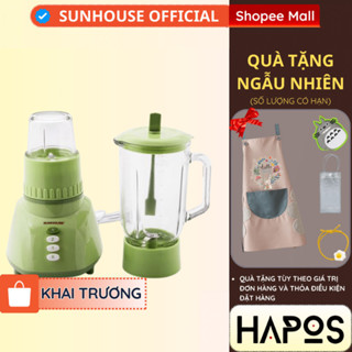 Máy xay sinh tố đa năng 350W Sunhouse, Chính hãng, 2 cối xay thủy tinh chịu lực SHD5112 - HAPOS MALL
