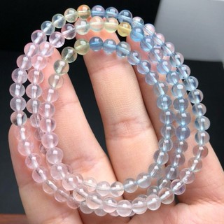 Vòng tay tự nhiên / morganite / Ba vòng tròn / Mờ / Cao cấp / / Phong cách nữ / Quà tặng thời trang / Đơn giản