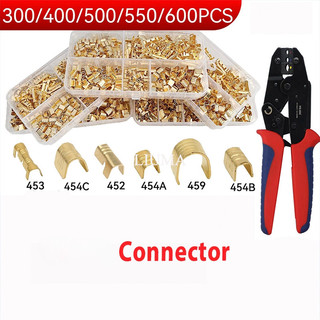 Hàng mới 452 / 453 / 454 loại thiết bị đầu cuối uốn khóa dây thiết bị đầu cuối dây song song kết nối đồng ukle