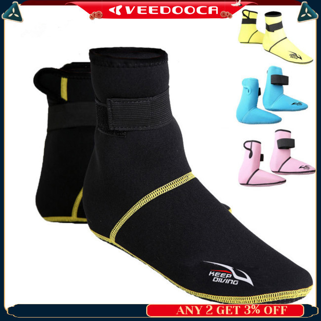 Veedooca Giày lặn dày 3mm Giày lặn Giày cao gót Neoprene Giày bơi thoáng khí chống trượt