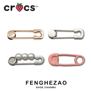  Crocs Jibbitz Hang Phụ Kiện Giày Crocs Phụ Kiện Giày Hoa Trang Trí Khóa DIY Kim Loại Pin Khóa Giày Phụ Kiện Crocs Charm 