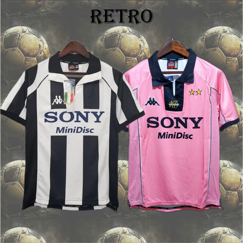 Áo sơmi bóng đá Juventus phiên bản retro 97/98 -Away và Home-