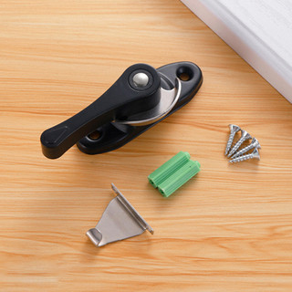Stainless Steel Sliding Door Lock Buckle with Crescent Shape for Window Security#DELA