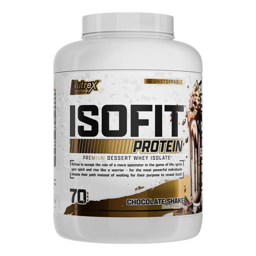 Nutrex ISOFIT Whey Protein Isolate (2Lbs, 5Lbs) Hỗ Trợ Phát Triển Cơ Bắp, Không Lactose, 25G Protein