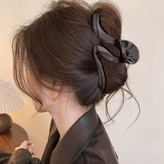 2026 Phong Cách Mới Bóng Lớn Cua Vuốt Tóc Kẹp Sóng Cao Cấp Phong Cách Hàn Quốc