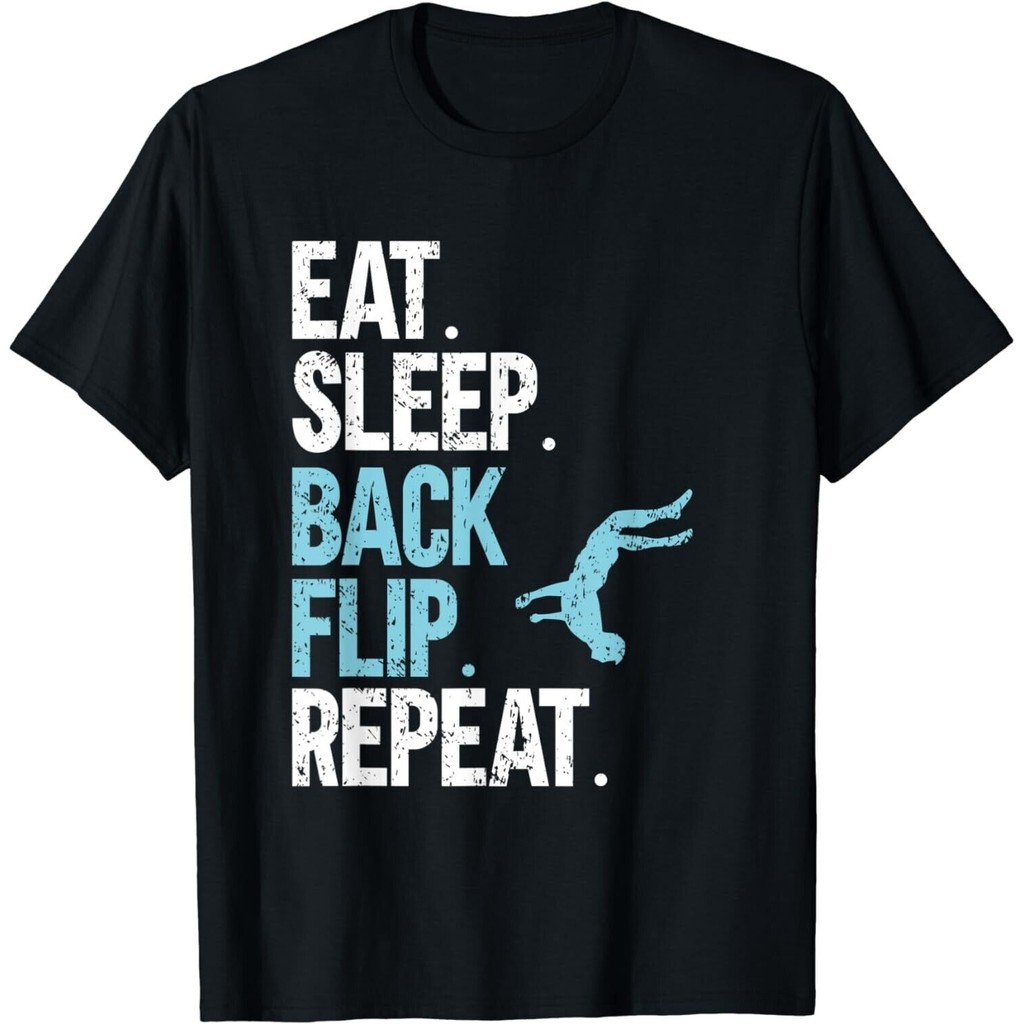 Áo thun thể dục dụng cụ ngộ nghĩnh Acrobat Parkour Eat Sleep