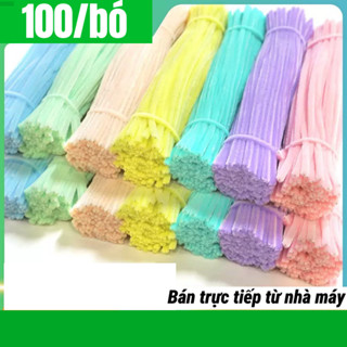 [Hoả Tốc HCM] SET 100 Cành Kẽm Nhung Cao Cấp DIY  Kẽm Lông Mịn Làm Hoa Handmade  Trang Trí Thủ Công  Quà Tặng Ý Nghĩa