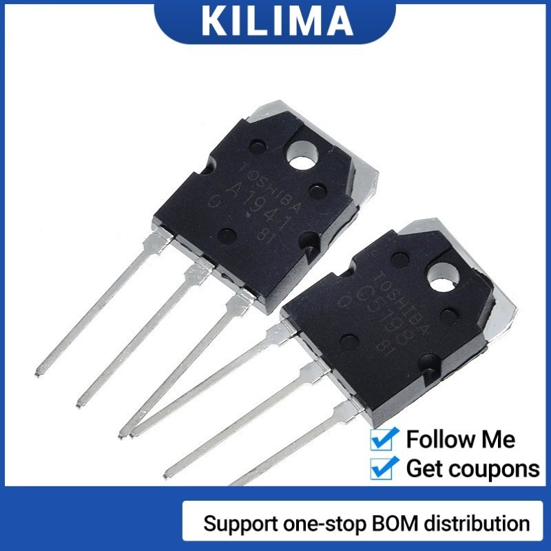 2 Cặp Transistor A1941 C5198 2SC5198 2SA1941 TO3P TO-3P