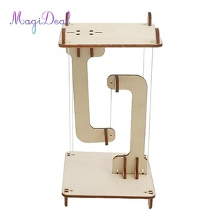 MagiDeal Đồ chơi bằng gỗ, Đồ chơi giáo dục sớm khoa học Tensegrity Vật lý Cân bằng Mô hình xây dựng sáng tạo, dành cho trẻ em.