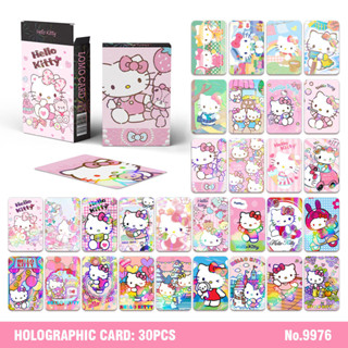 Sanrio Hello Kitty Holographic Photocard Laser Flash Lomo Card 30 cái   hộp 