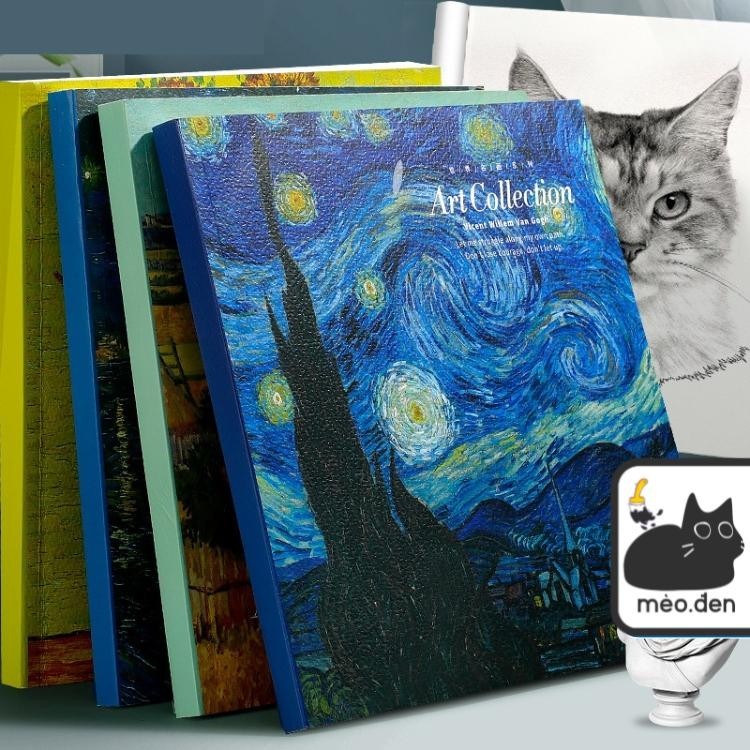 Sổ vẽ phác thảo Sketchbook Van Gogh 100gsm - Họa Cụ Hakuart