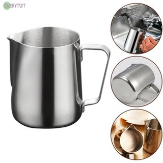 -New In April-600ML Stainless Steel Milk Frothing Pitcher Foam Jug Coffee ﻿with Scale