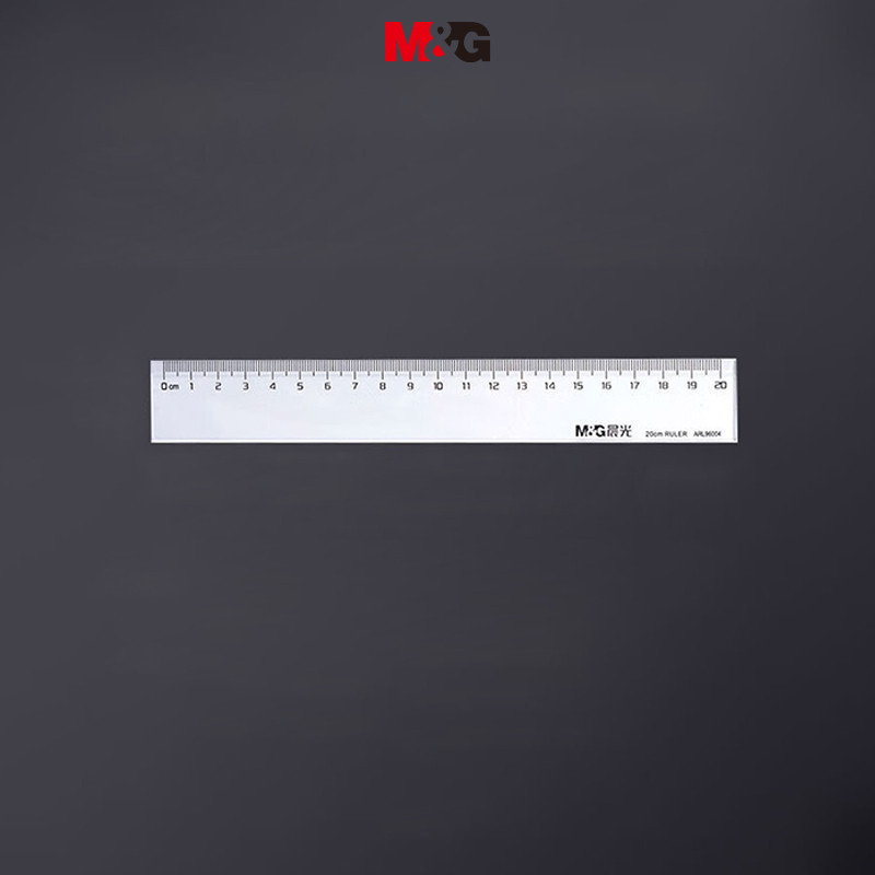 M&G Thước kẻ trong suốt  15/20cm   Chất liệu PS bền chống trầy xước ARL96004 Thước đo kỹ thuật số lớn Đo lường kiểm tra Vẽ Đồ dùng văn phòng học tập
