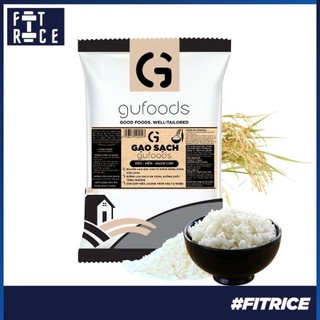 Gạo sạch GUfoods - Trắng sữa, dẻo, ngọt, thơm - Túi 1kg