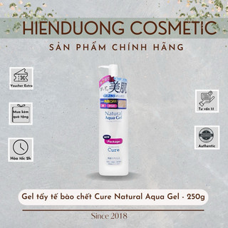 Gel tẩy tế bào chết Cure Natural Aqua 250g Nhật Bản | Dành cho da mặt và toàn thân