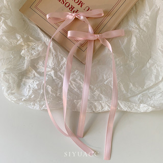 【Quà Tặng Túi】Phụ kiện túi tote nơ hồng 1cm ruy băng nơ hồng nơ lễ hội