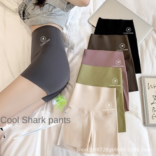 Quần Cá Mập Ba Điểm Nữ Mùa Hè Mỏng Phong Cách Bụng narrowing Chống chói Bên Ngoài Mặc Ôm Hơn Nhìn Kích Thước Lớn Bo