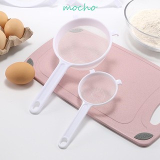 Lọc sữa đậu nành mocho, có tay cầm rây rây cầm tay, phụ kiện nhà bếp nhựa lưới mịn thìa lọc trà