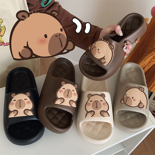 Dễ Thương Capybara  bãi biển của phụ nữ dép  bánh mì gấu trong NHÀ  dép đi trong nhà