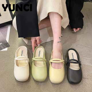 YUNCI  dép cross sục nữ 2024 HOTSALE Giày slip-on Phong cách thể thao Độ bền cao Độc lạ Linh hoạt Phù hợp FYT2440RPB 20Z240516