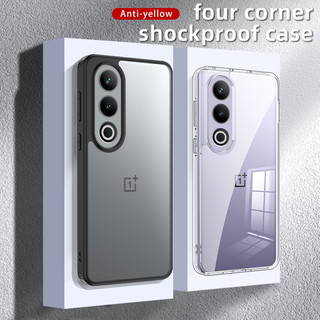 Dành cho oneplus ace 3v ốp lưng elvev pha lê cứng pc chống sốc bảo vệ camera trong suốt