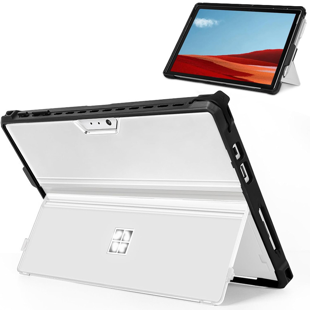 Ốp lưng cho Microsoft Surface Pro 7 Plus / Pro7 / 6 / 5 / 4 / Vỏ có giá đỡ bút, Vỏ bảo vệ chân đế, V