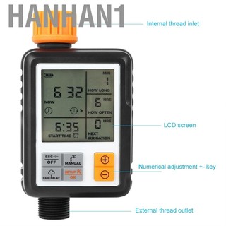 Hanhan1 01 Watering Timer Irrigation System Water Tap Lawn With