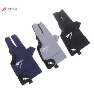 Jetting bida găng tay trái tay ba ngón tay snooker bida găng tay chống trượt dán độ đàn hồi bida huấn luyện găng tay phụ kiện j