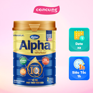 Sữa Dielac Alpha Gold IQ 2, 800g (6-12 tháng)