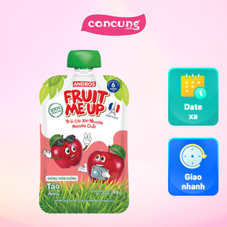 Trái cây xay nhuyễn nguyên chất fruit me up táo
