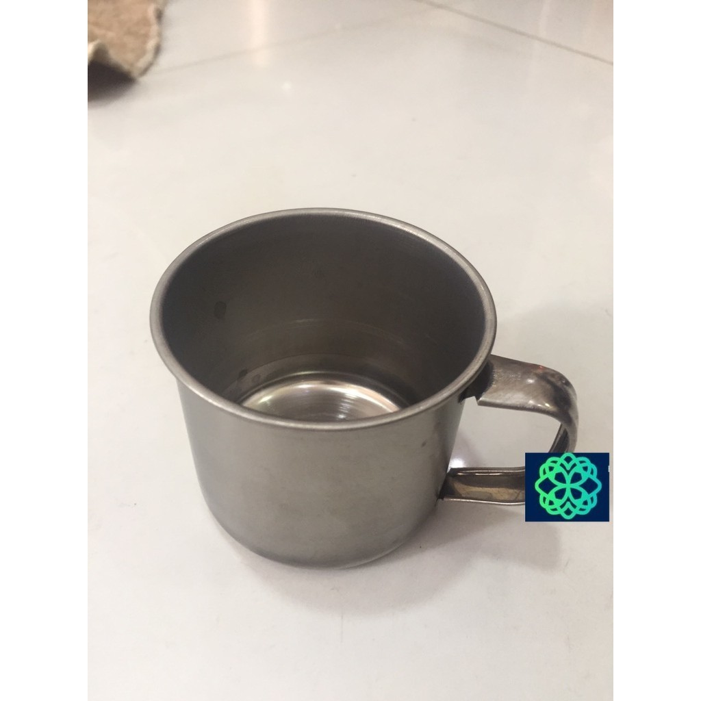 SET 3 Ca Inox Uống nước 7 cm có quai - Ly inox có quai