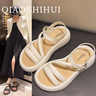QIAOSHIHUI  dép sandal nữ  Chống Trượt Thời trang và hiện đại Đẹp Bảnh bao Tự tin Đế êm FDL2451HG5 22Z240528