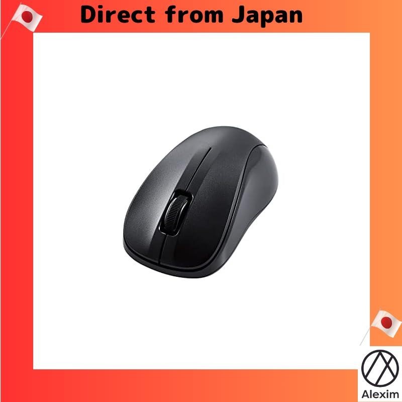[Direct from Japan]Elecom Mouse Wireless Mouse Bluetooth Quiet 3-Button S-Size Antibacterial Black M