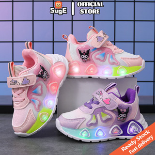 SUGE giày thể thao kuromi Phát sáng cho bé gái