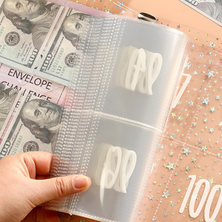 Ins Thử thách tiết kiệm tiền Booklet Planner Cash Planner Book Shining Star Money Binder