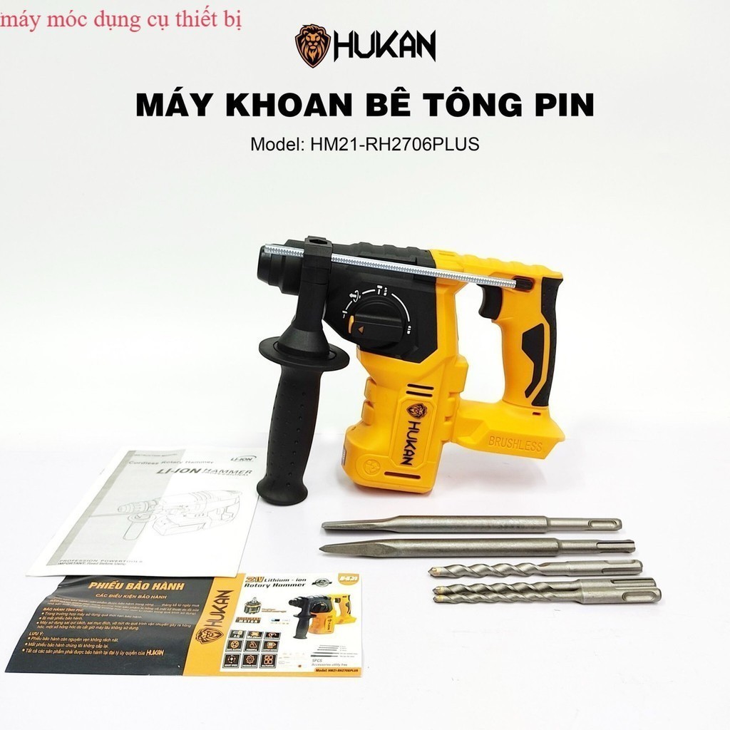 máy khoan tông pi.m Hukan 2706Plus, dòng búa đứng nhỏ gọn ,SIÊU MẠNH THIẾT BỊ máy móc