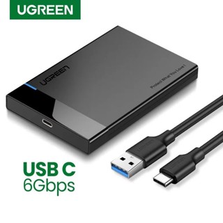  Hộp Đựng Ổ Cứng 2.5 inch Ugreen 50743 US221- SATA SSD HDD USB C 3.1 Hỗ trợ 6TB 