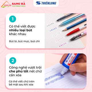 Bút xoá nước 12ml Thiên Long Flexofice FO-CP01 PLUS
