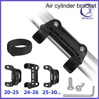 Wharick- Giá đỡ bơm hơi xe đạp chắc chắn với vít Cờ lê Dây đeo Nylon Đa năng Cố định bơm ấm đun nước Khung gắn Giá bơm lốp xe đạp di động cho xe đạp