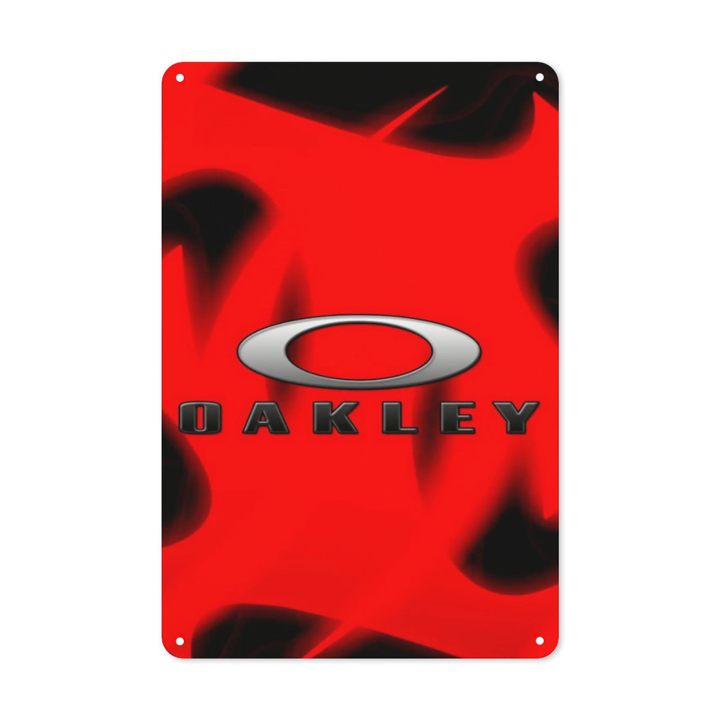 Oakley Kim Loại Tín Hiệu Poster Vintage Kim Loại Tín Hiệu Poster 20 * 30cm Dán Tường Nhà Thời Trang 