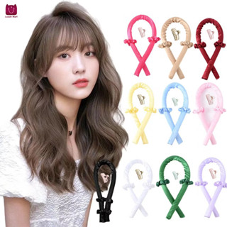  Thanh uốn tóc bản mới tặng 2 kẹp tóc + dây scrunchies uốn tóc không cần dùng nhiệt dễ dàng mang theo 