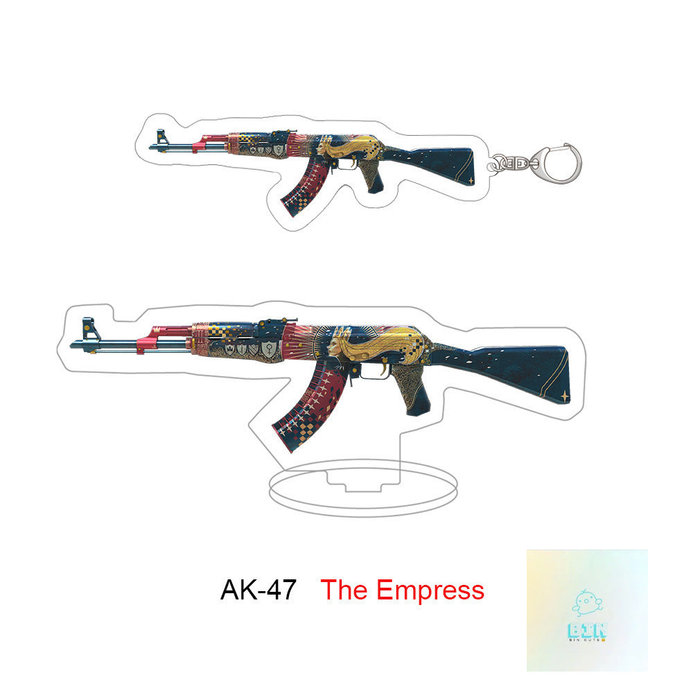 Móc Khoá, Mô Hình Standee Mô Hình Súng AK47 CSGO Trang Trí Trang Trí Bàn Học, Làm Việc