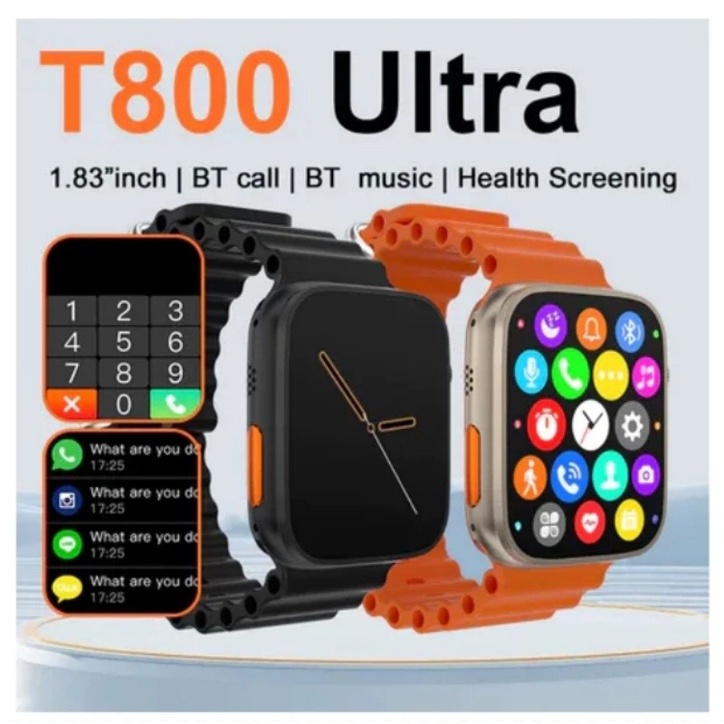 Đồng hồ di động 8 T800 Ultra Đồng hồ thông minh Bluetooth Gọi IP67 Chống nước Nhịp tim giấc ngủ