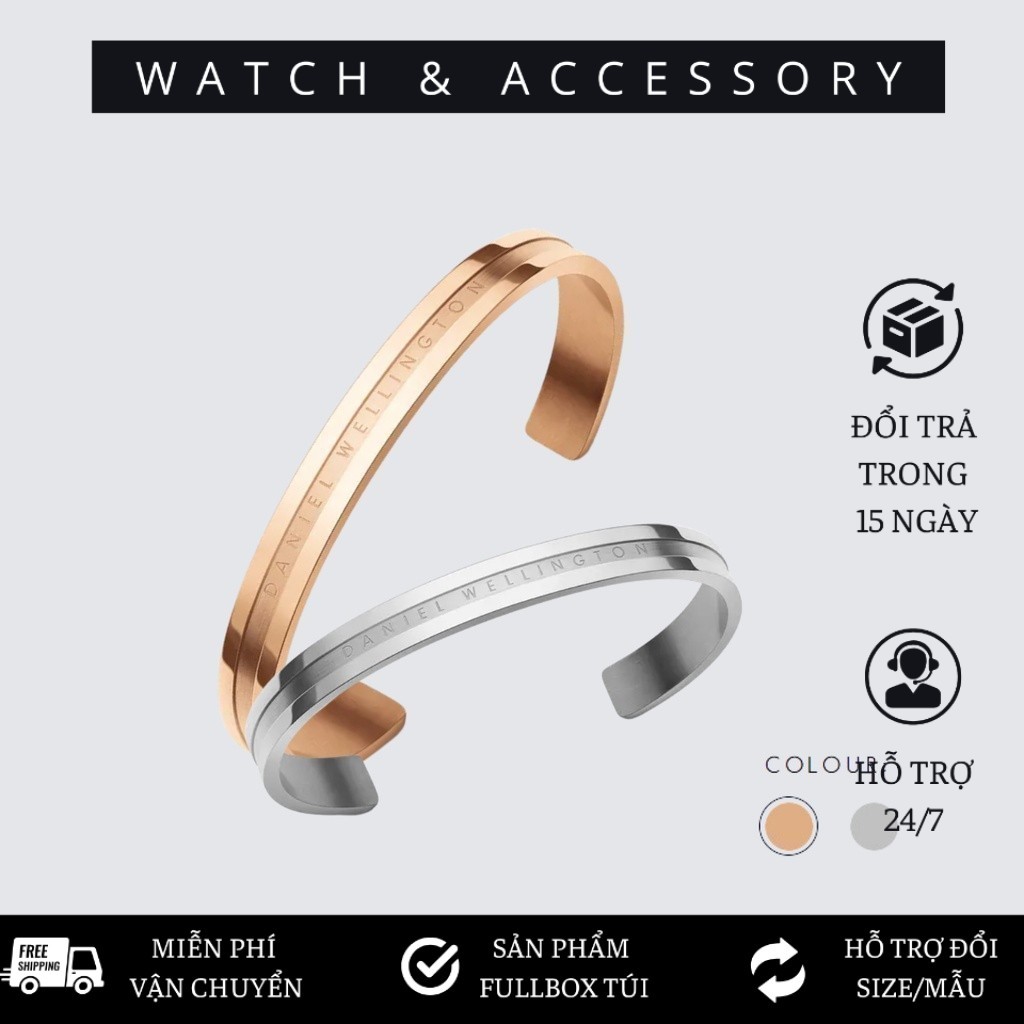 [Chính Hãng] Vòng Tay Daniel Welington Classic Elan Bracelet Cuff D_W V3 Chính Hãng - DANIEL WATCH STORE SG