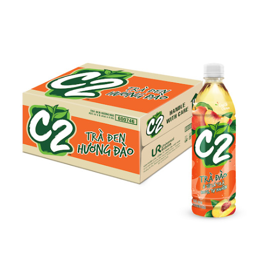 Nước C2 vị đào chai 455ml